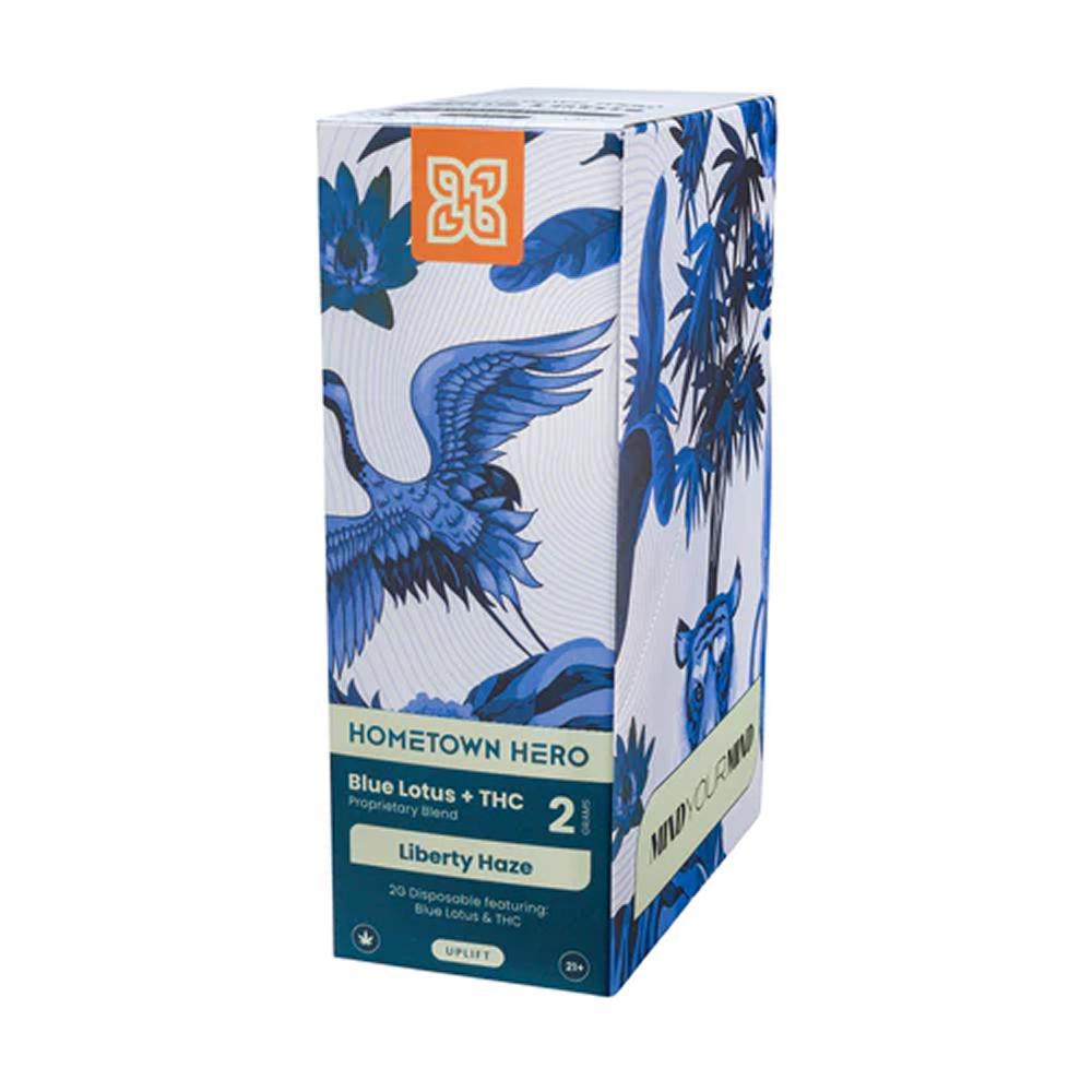 Hometown Hero Blue Lotus Vapes | 2 Gram Disposable Ethereal Gold Dispensary Hometown Hero Blue Lotus Vapes | 2 Gram Disposable Ethereal Gold Dispensary