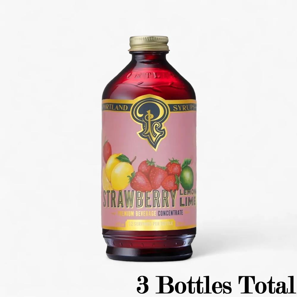 Portland Syrups Strawberry Lemon Lime view 2