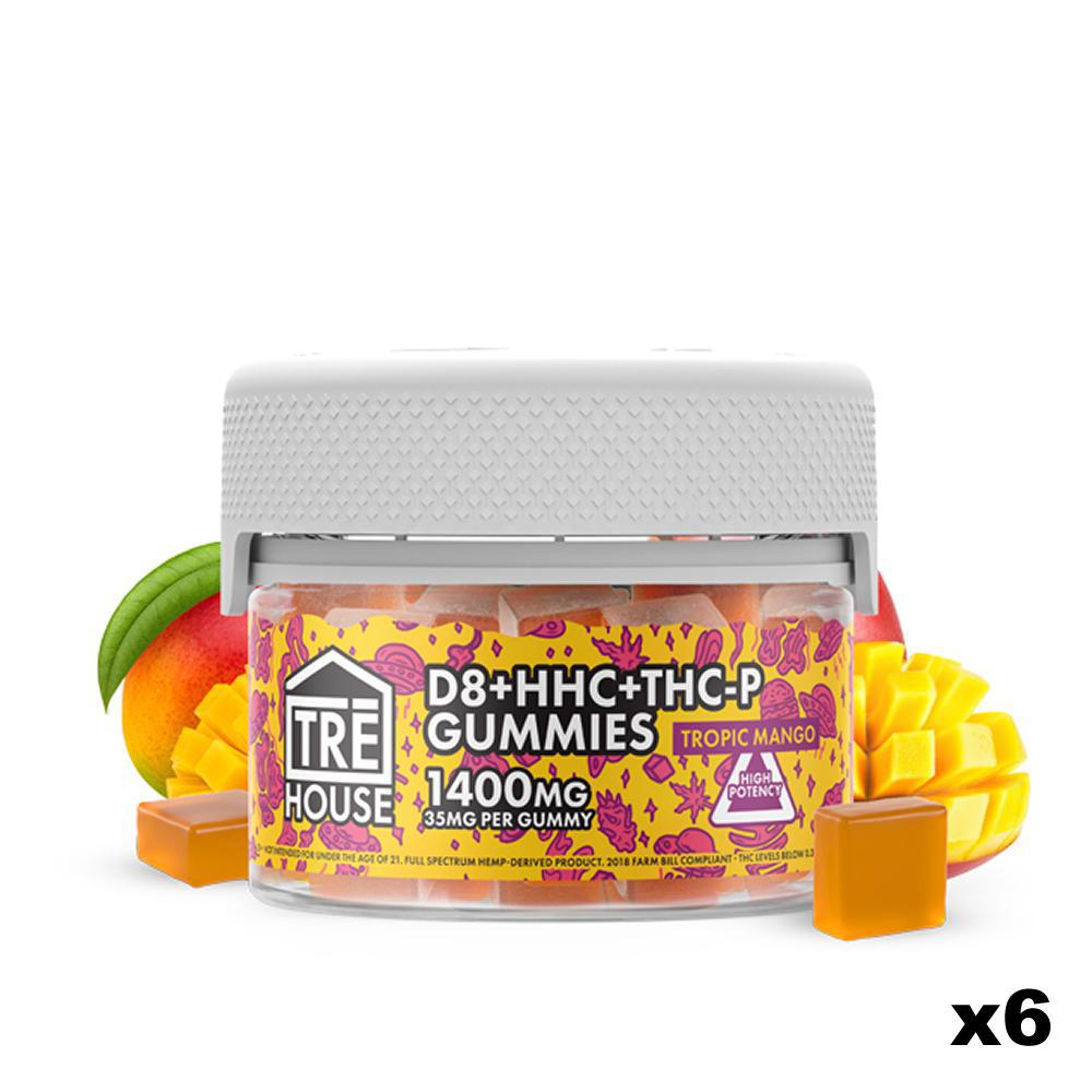 TRE House Delta-8 Gummies with HHC & THC-P - Ethereal Gold Dispensary