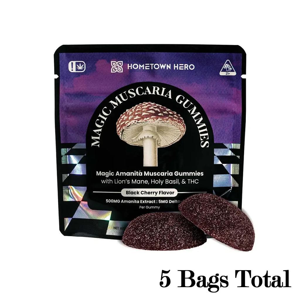Hometown Hero Magic Amanita Muscaria + THC Gummies view 2