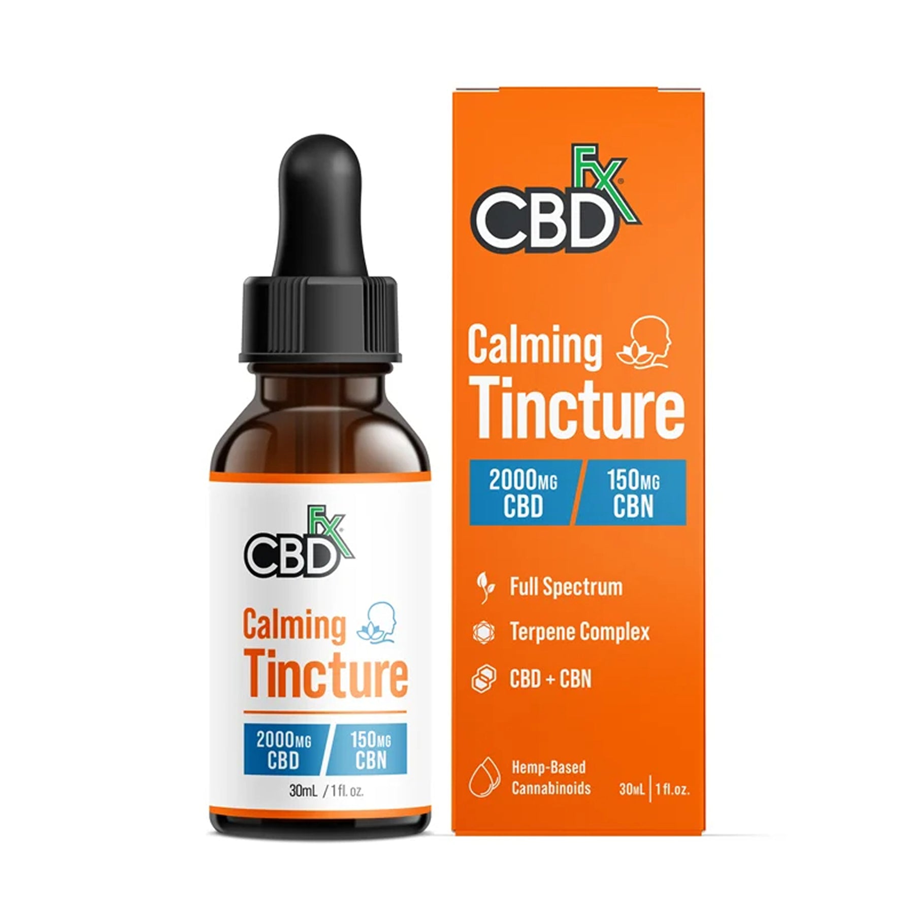 CBDfx Calming Tincture view 2