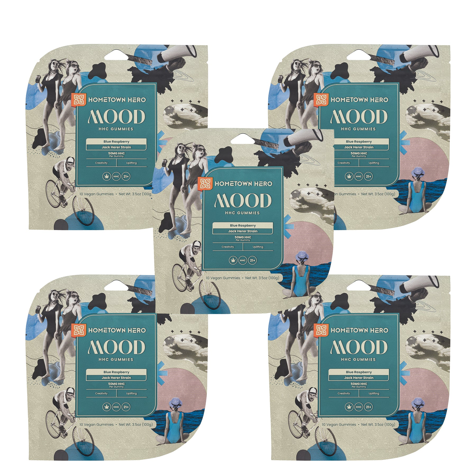 Hometown Hero Mood HHC Gummies view 2