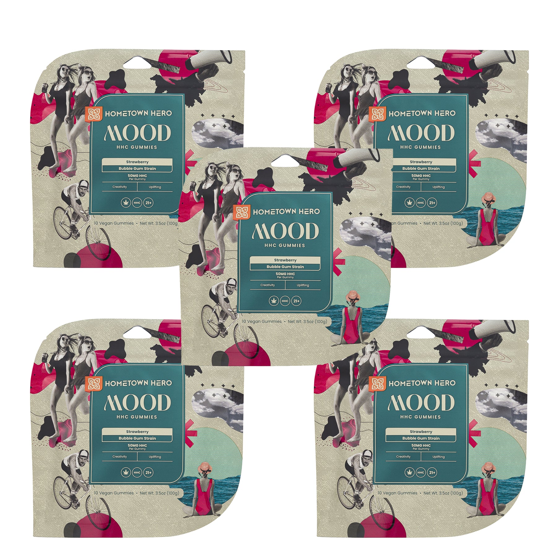 Hometown Hero Mood HHC Gummies view 3