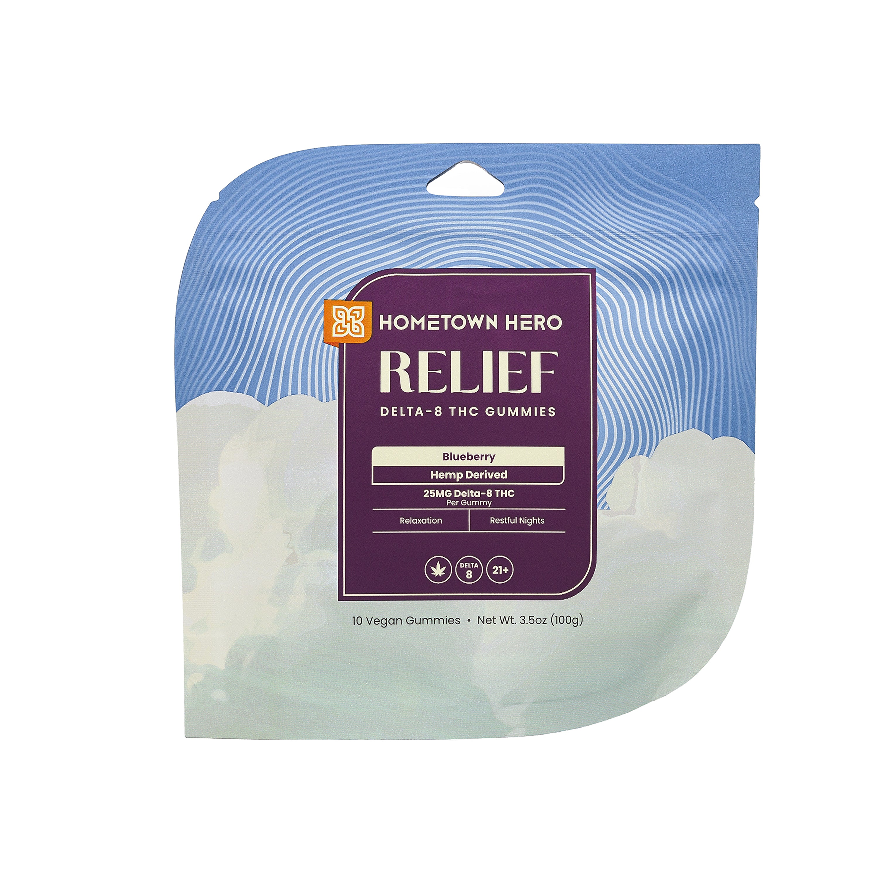 Hometown Hero Relief Delta-8 Gummies | 5 Flavors – Ethereal Gold Dispensary