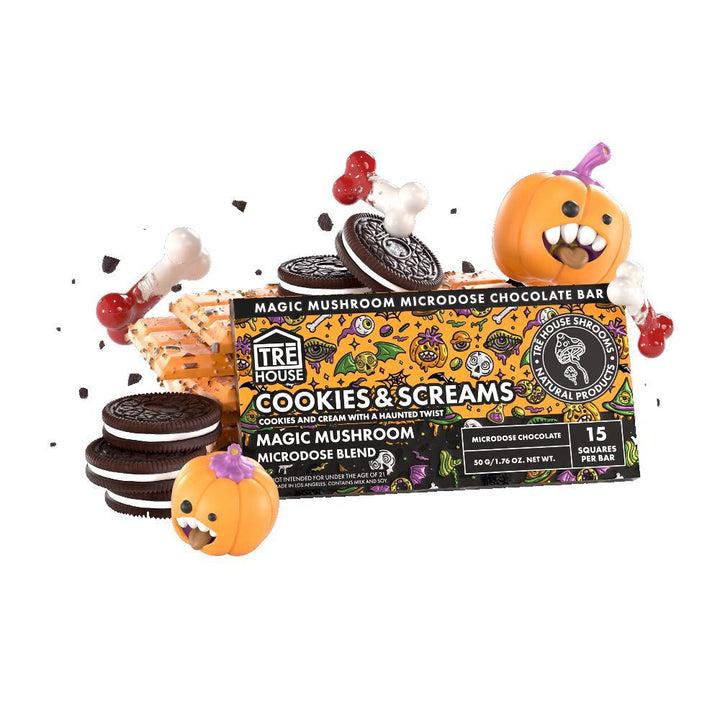 TRE House Cookies & Screams Magic Mushroom Chocolate Bar