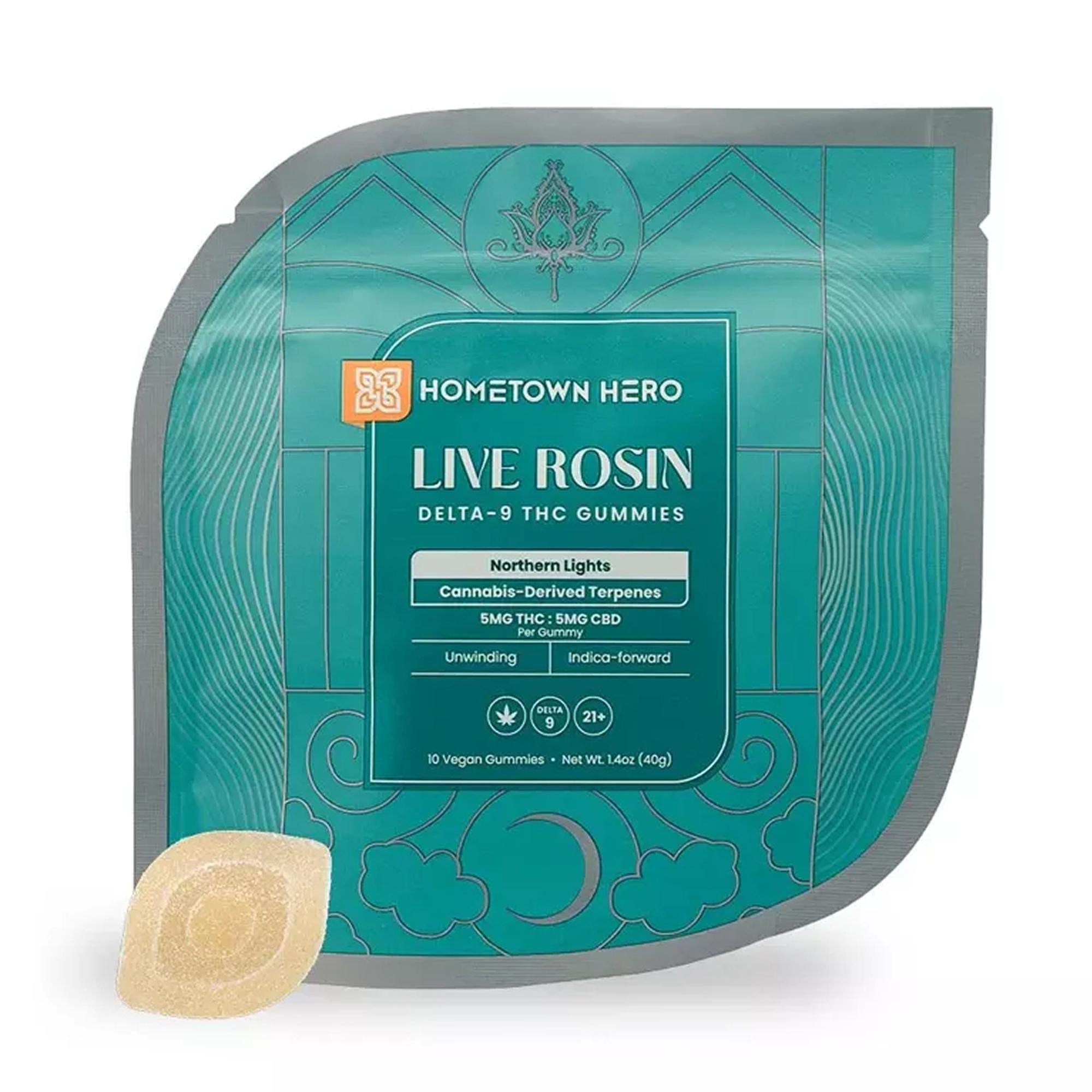 Hometown Hero Delta-9 Live Rosin Gummies | 4 Strains – Ethereal