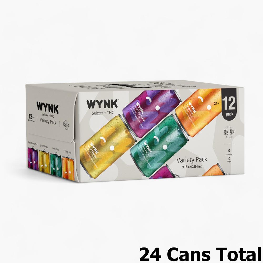 Wynk THC Seltzer Variety Pack (Exclusive Flavor)