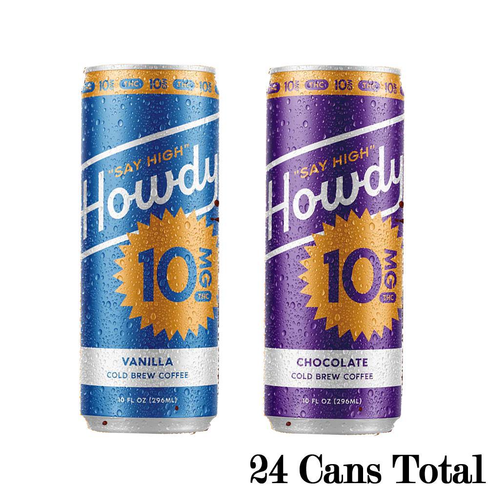 Howdy High Dose Cold Brew THC Coffee view 2