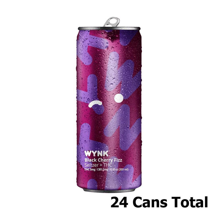 Wynk THC Seltzer Black Cherry Fizz