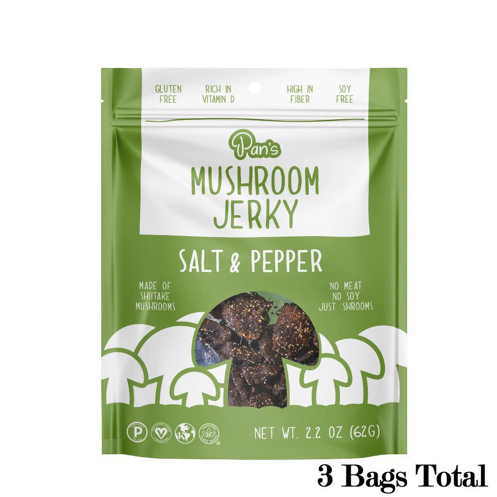 Pan's Mushroom Jerky Salt & Pepper view 3