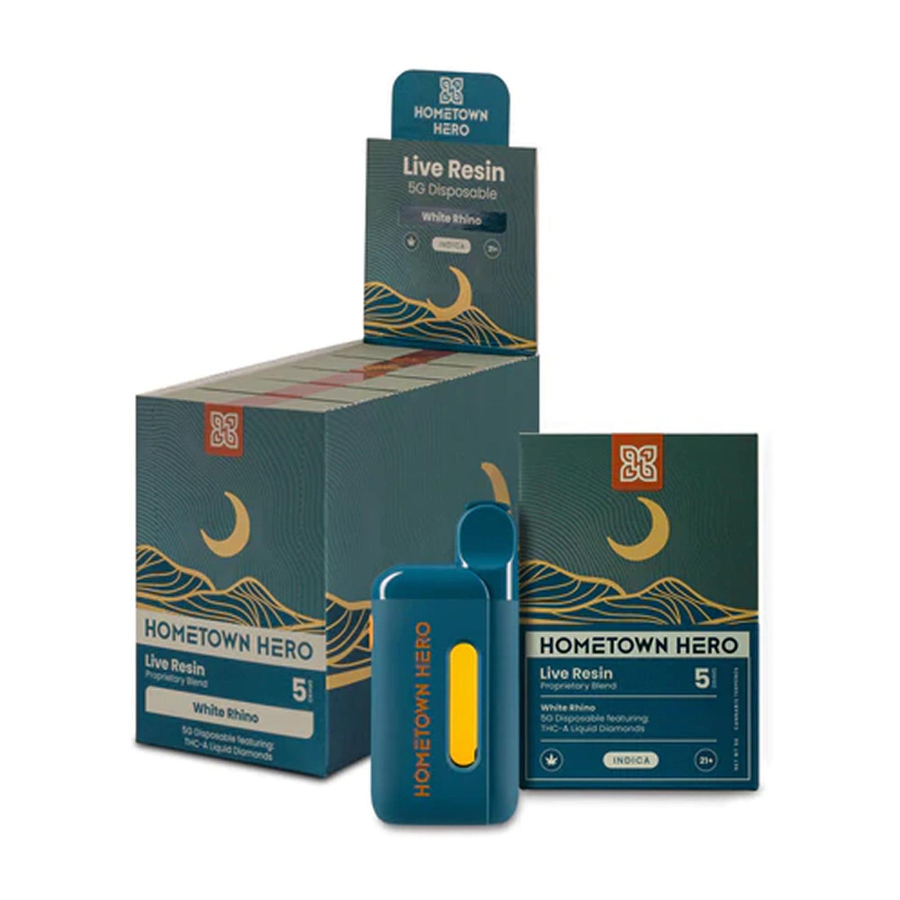 Hometown Hero THCa Liquid Diamonds Disposable - 5 Grams view 2