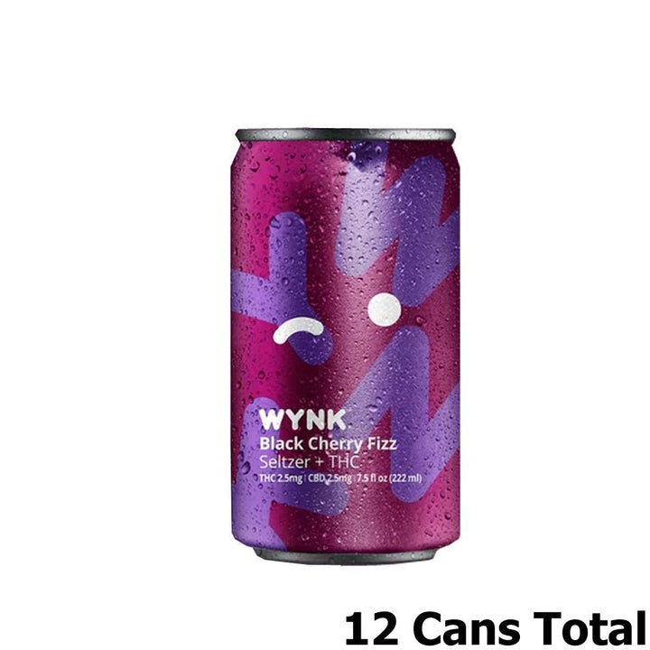 Wynk THC Seltzer Black Cherry Fizz