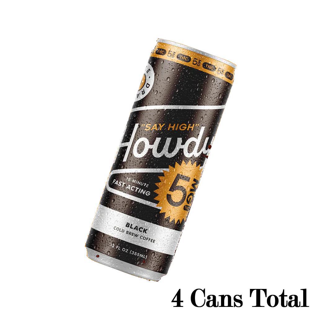 Howdy Low Dose Cold Brew THC Coffee view 4