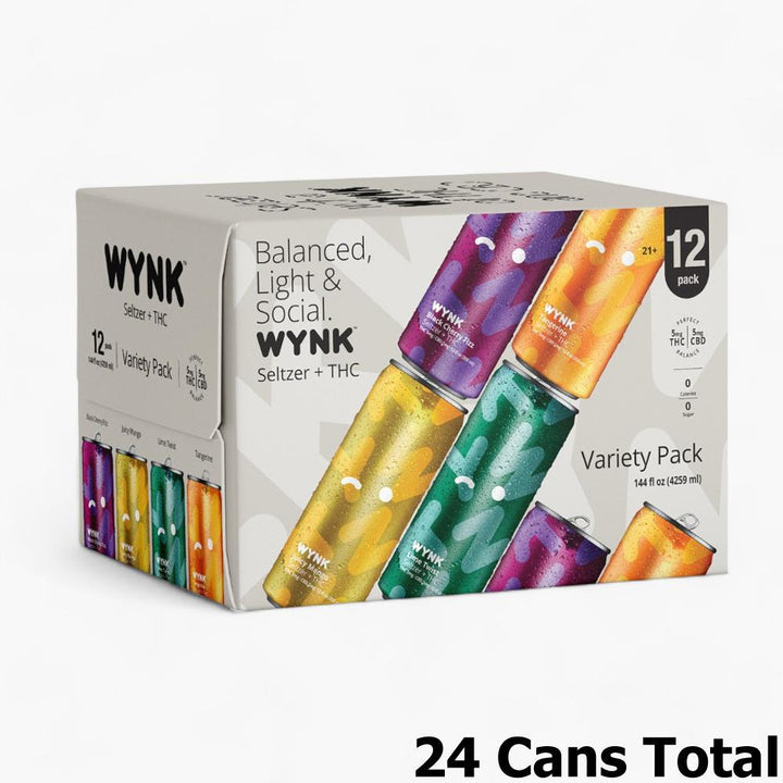 Wynk THC Seltzer Variety Pack (Exclusive Flavor)