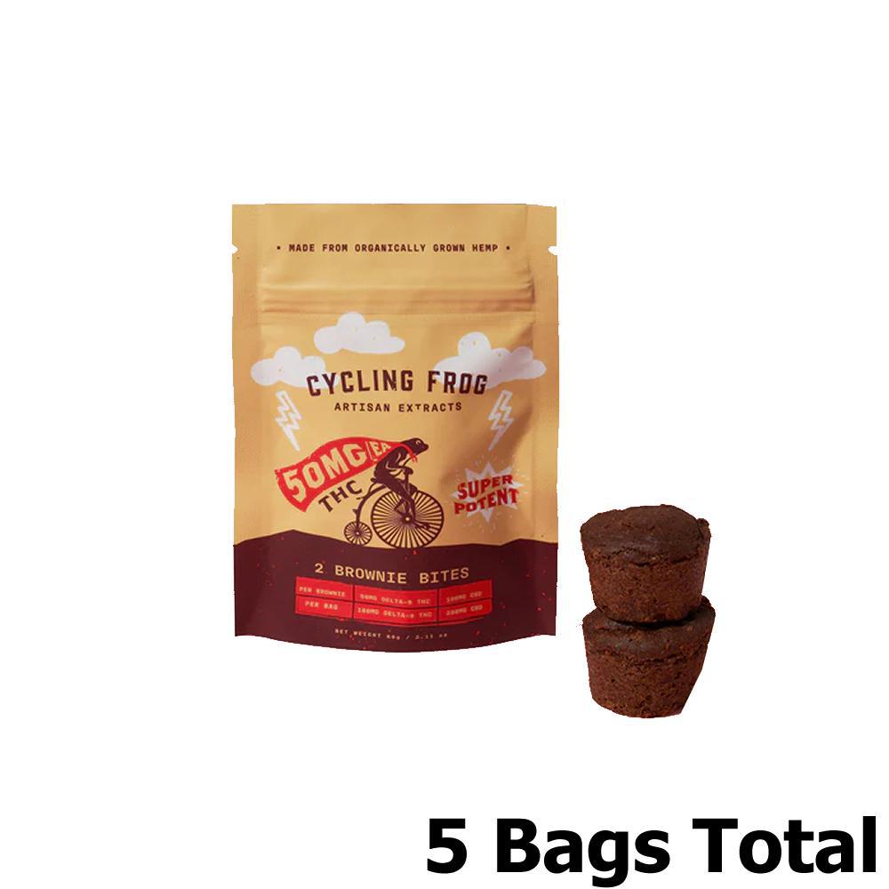 Cycling Frog THC Brownie Bites view 3
