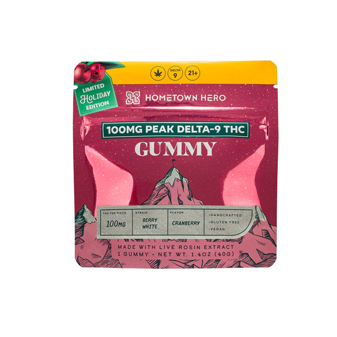 LIMITED EDITION: Hometown Hero Berry White Peak Delta-9 Live Rosin Gummy