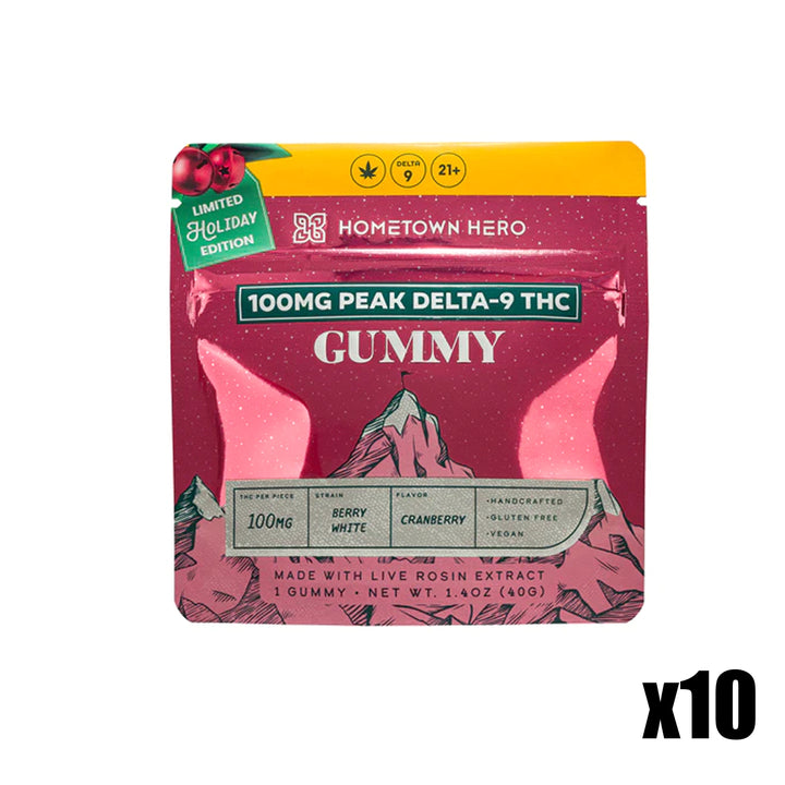 LIMITED EDITION: Hometown Hero Berry White Peak Delta-9 Live Rosin Gummy
