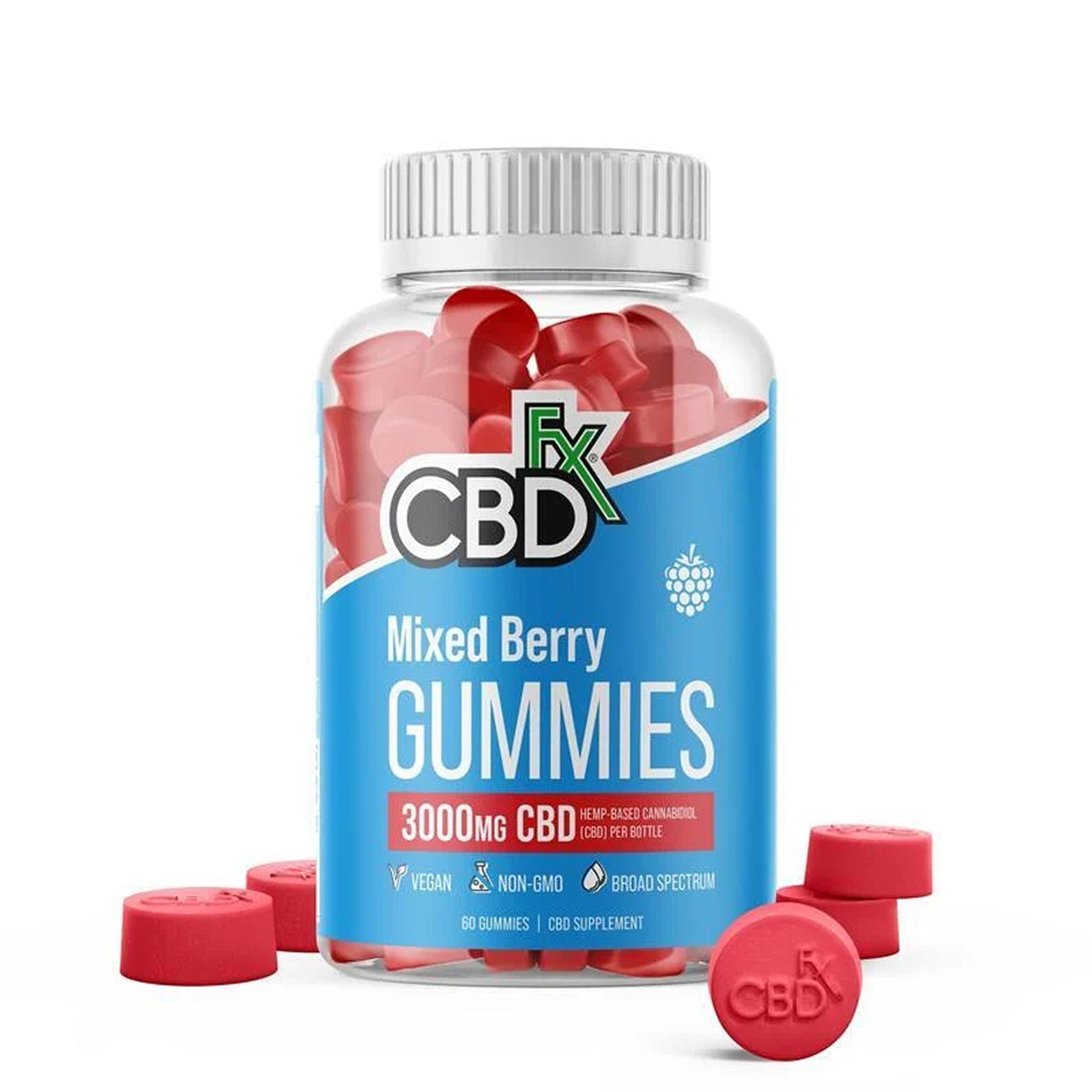 CBDfx Mixed Berry Gummies view 2