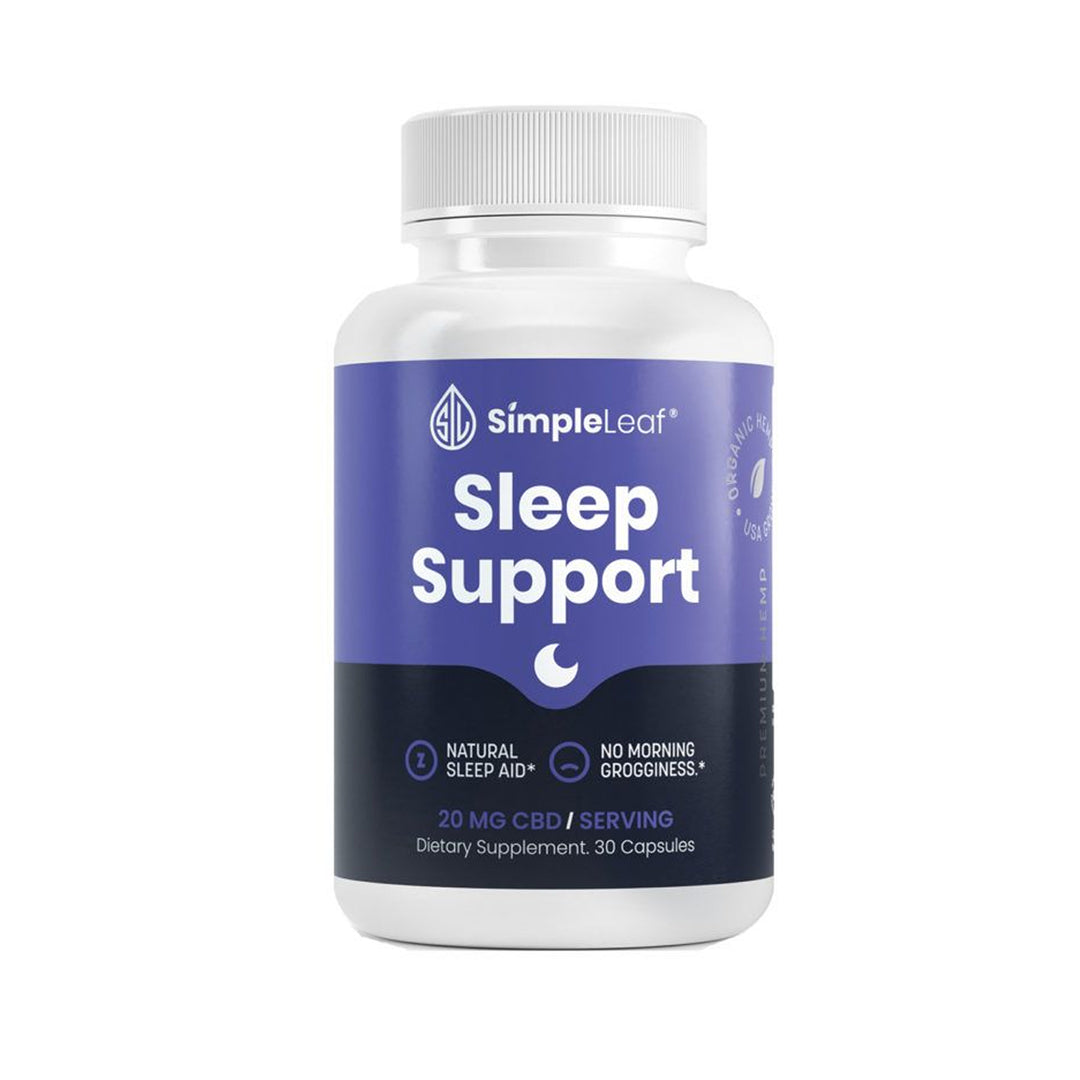 Simple Leaf CBD Sleep Support Capsules