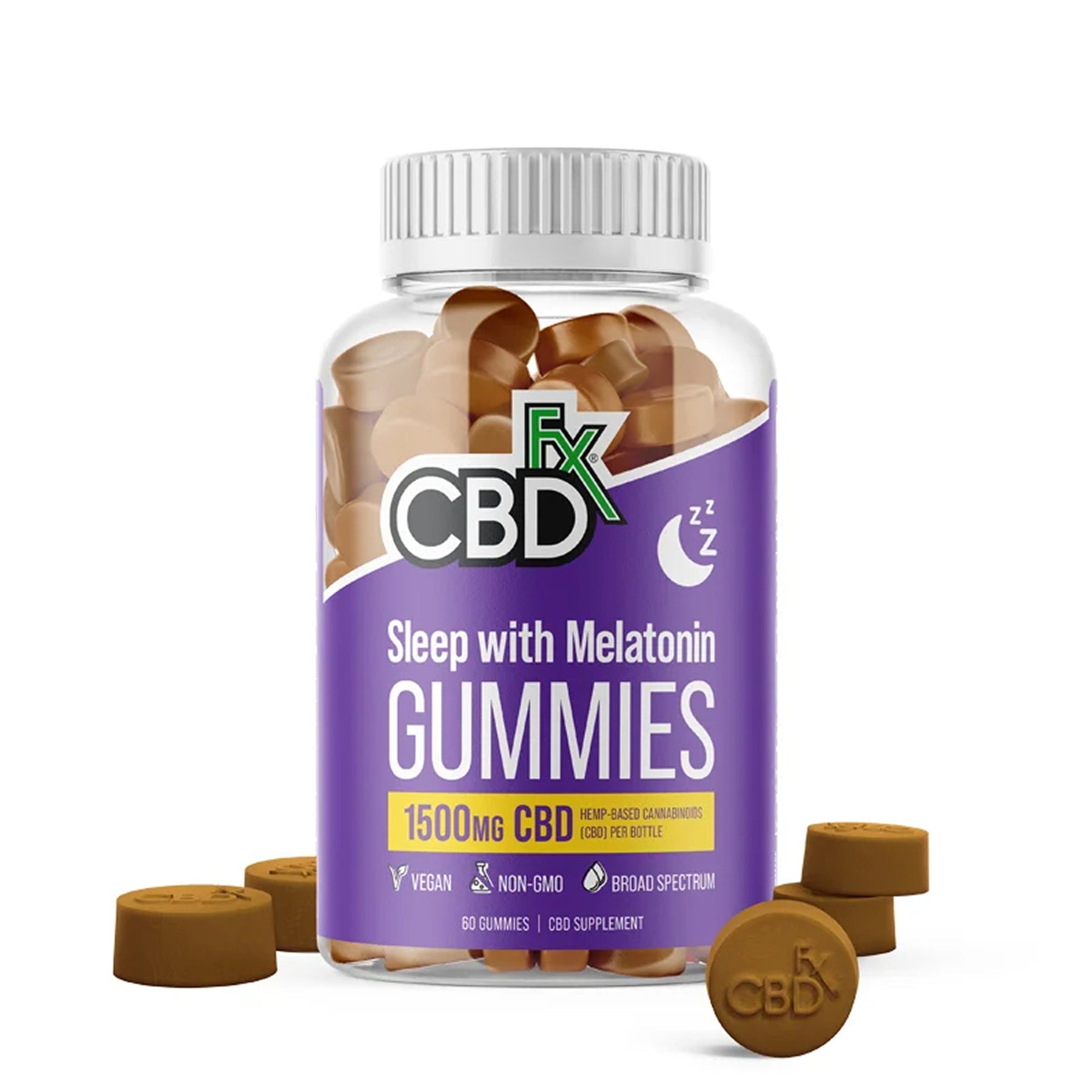 CBDfx Sleep with Melatonin Gummies