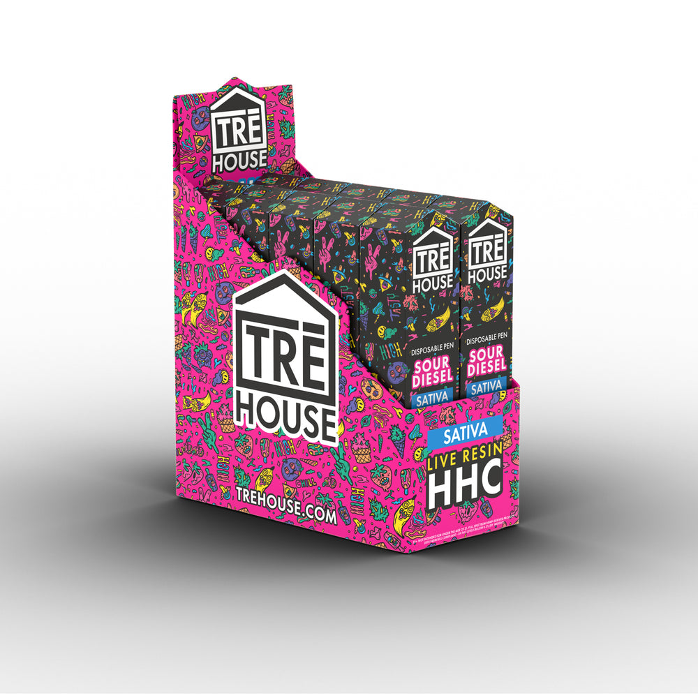 TRE House 2 Gram Live Resin HHC Disposable Vape - Ethereal Gold Dispensary