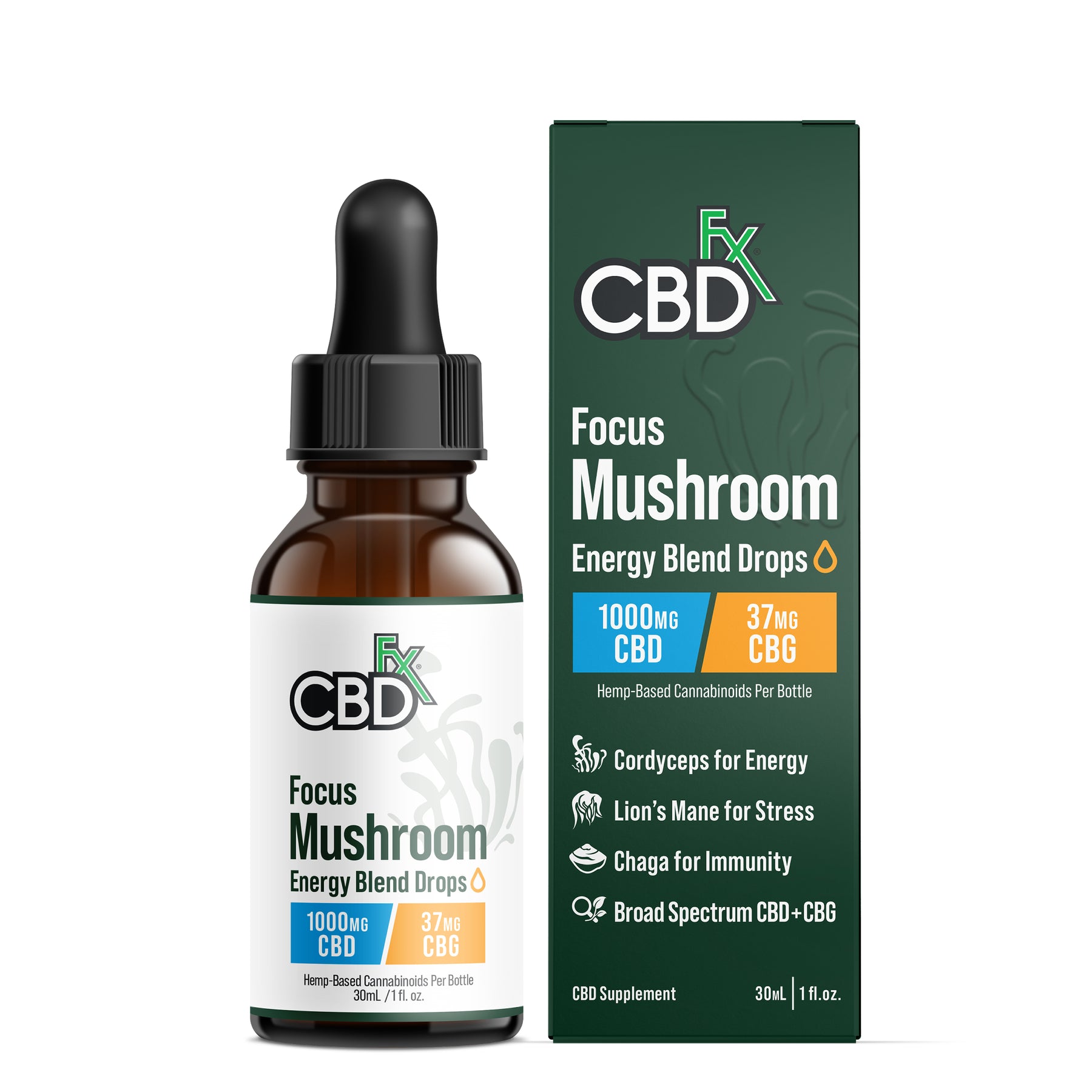 CBDfx Focus Mushroom Tincture