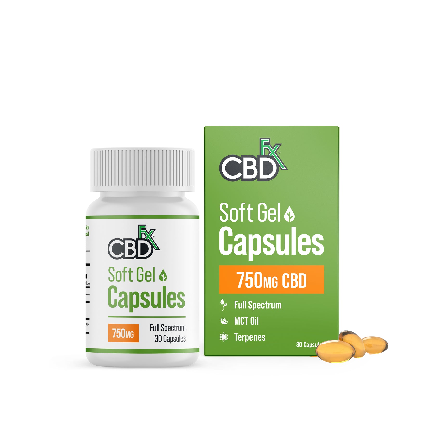 CBDfx Soft Gel Capsules view 2
