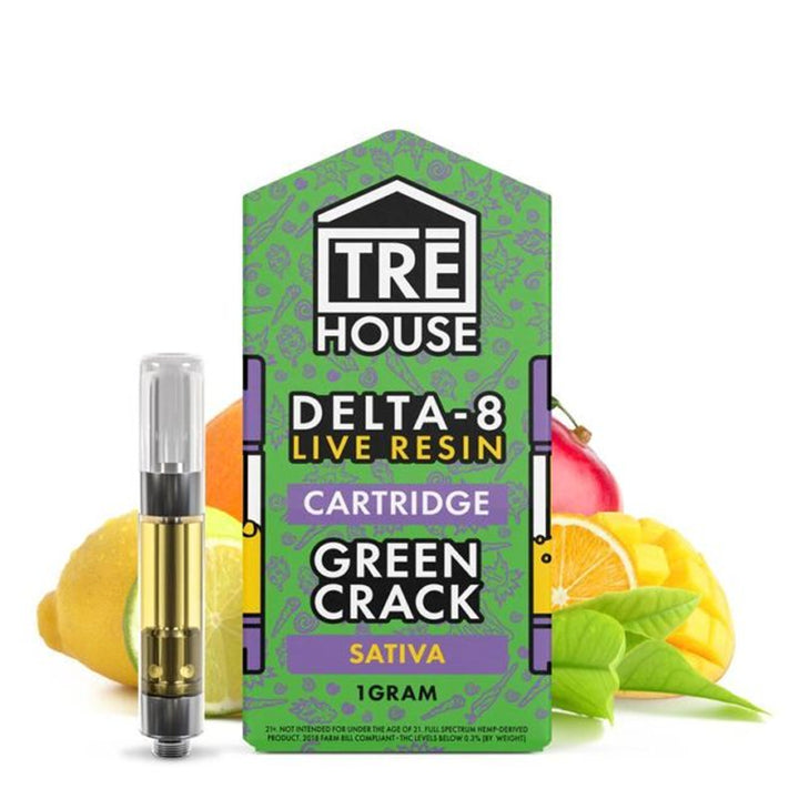 TRE House 1 Gram Delta-8 Live Resin Vape Cartridge