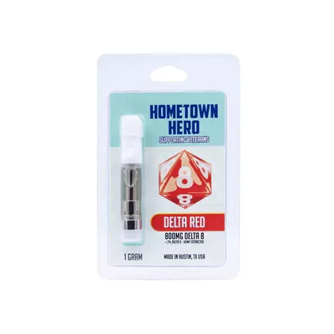 Hometown Hero 1 Gram Delta-8 Vape Cartridge