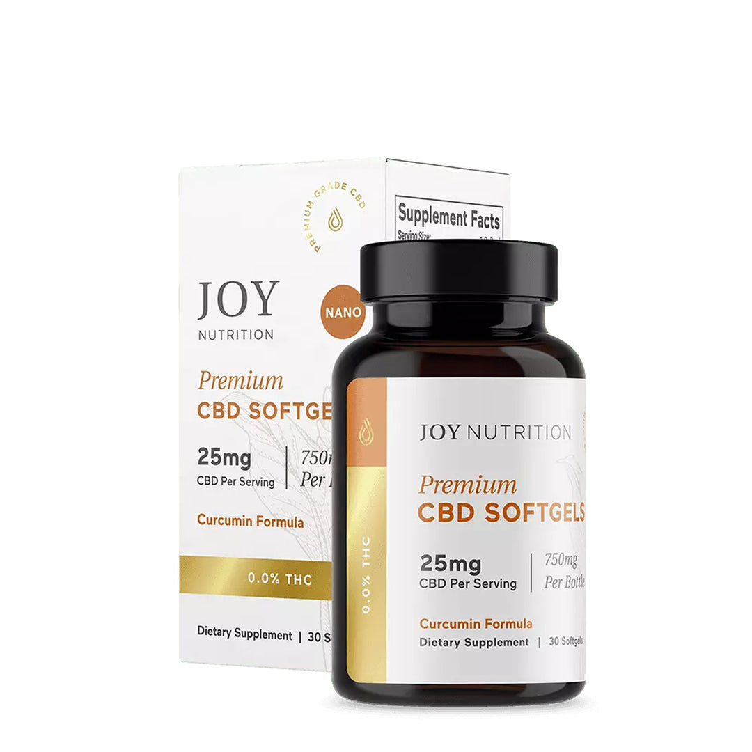 Joy Nutrition CBD Softgels with Curcumin