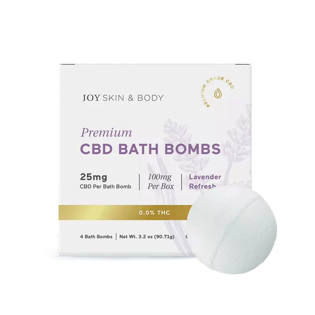 Joy Skin & Body Lavender CBD Bath Bombs