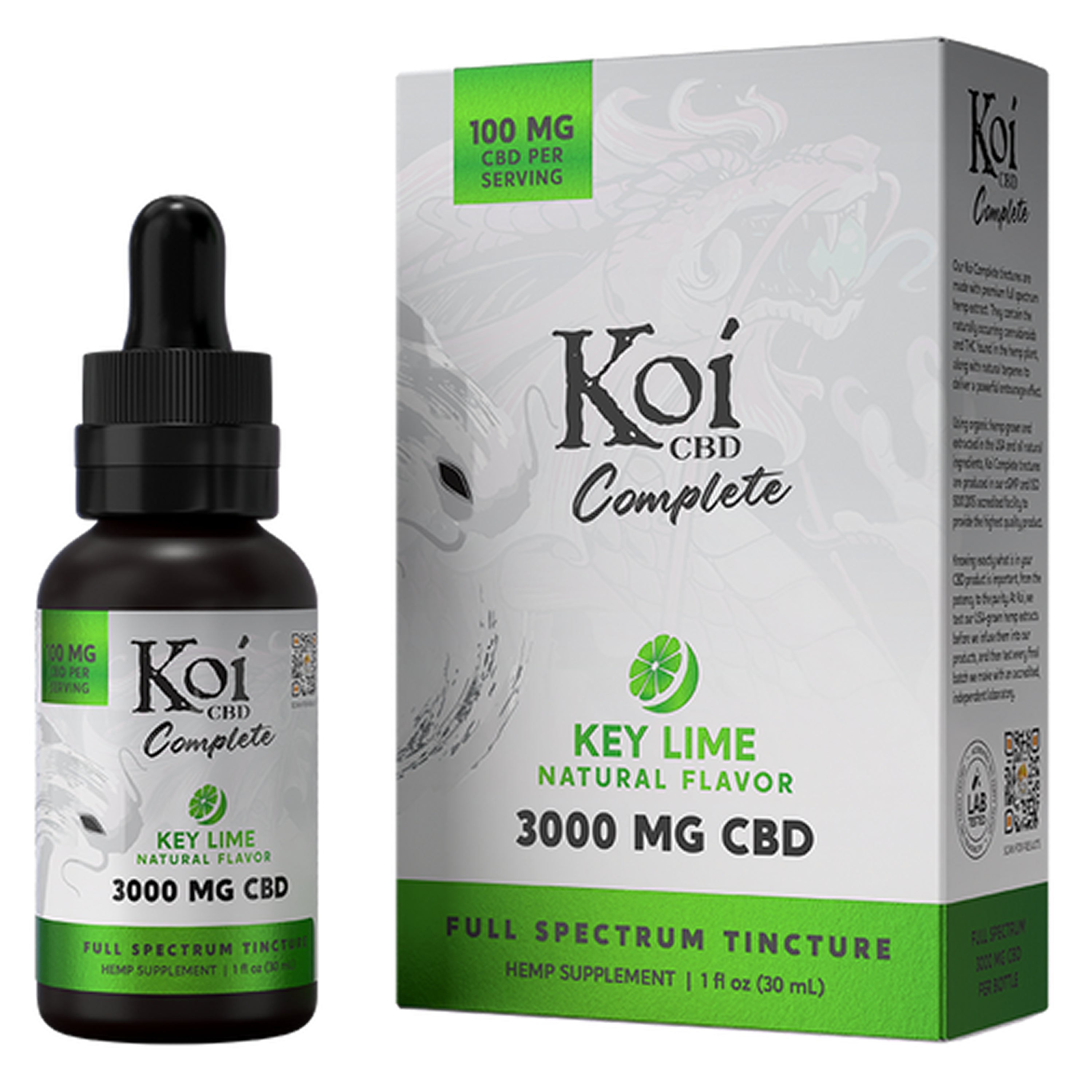 Koi Complete CBD Tinctures | Full Spectrum | 3 Flavors
