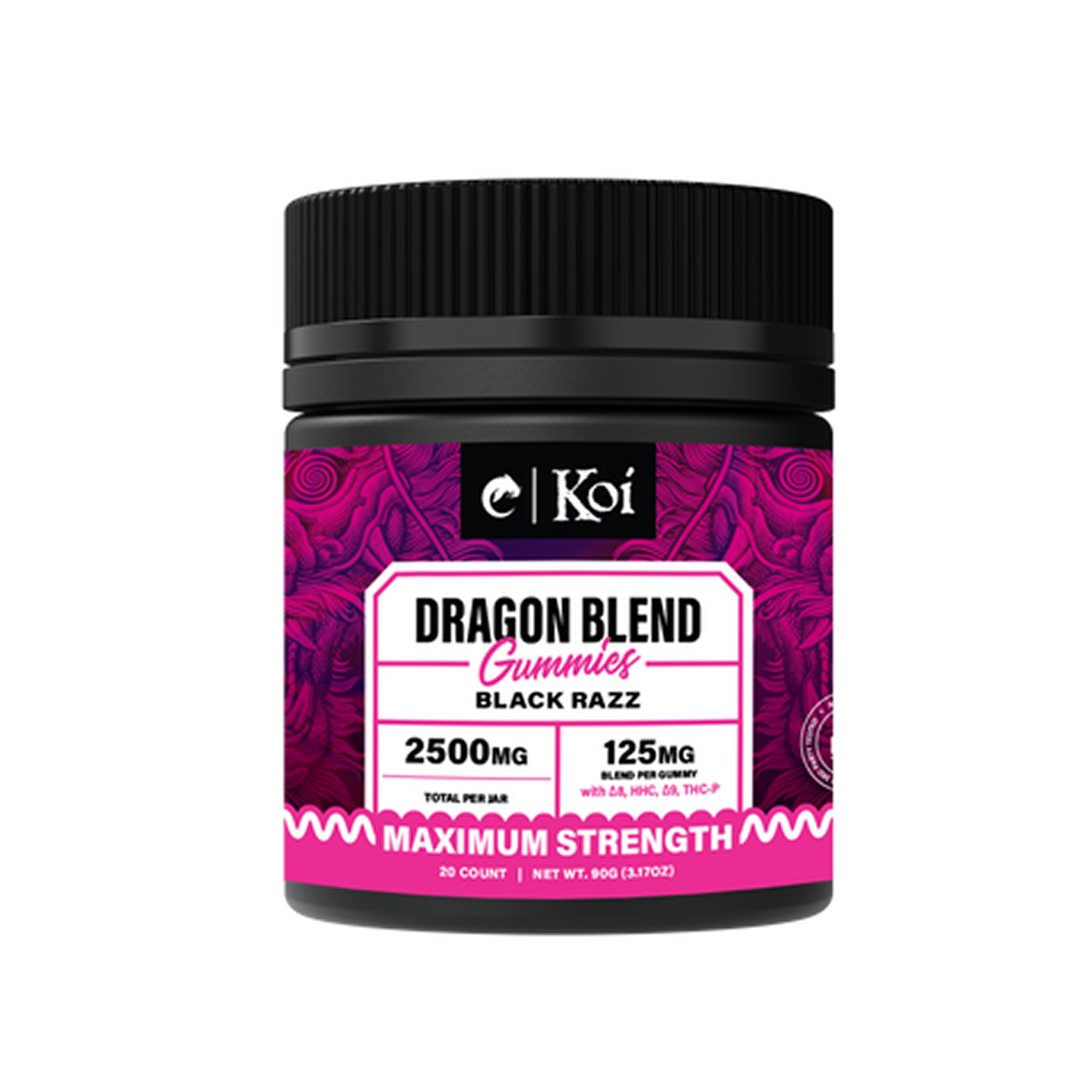 Koi Dragon Blend Gummies | 125mg | THC-P | HHC – Ethereal Gold