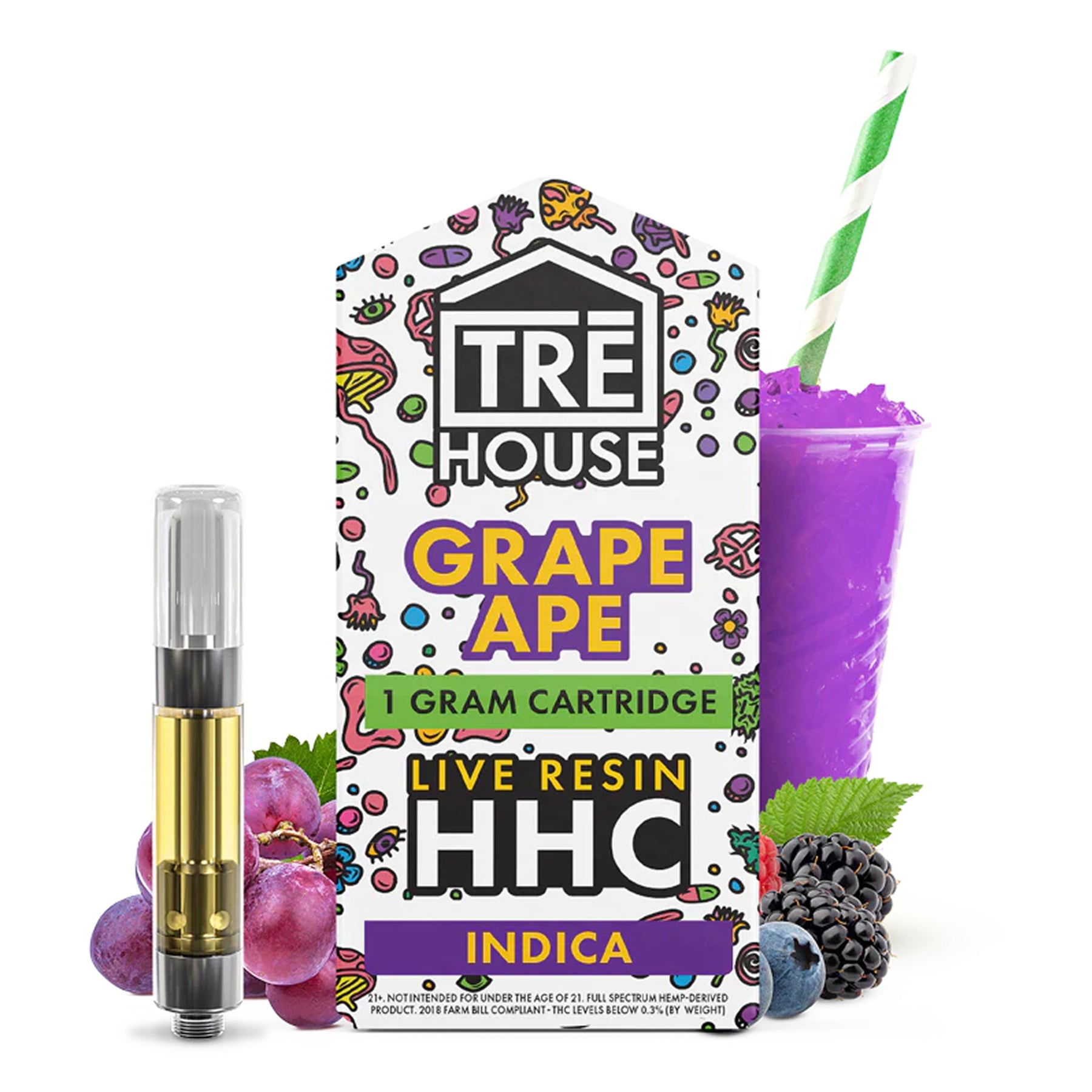 TRE House 1 Gram Live Resin HHC Vape Cartridge