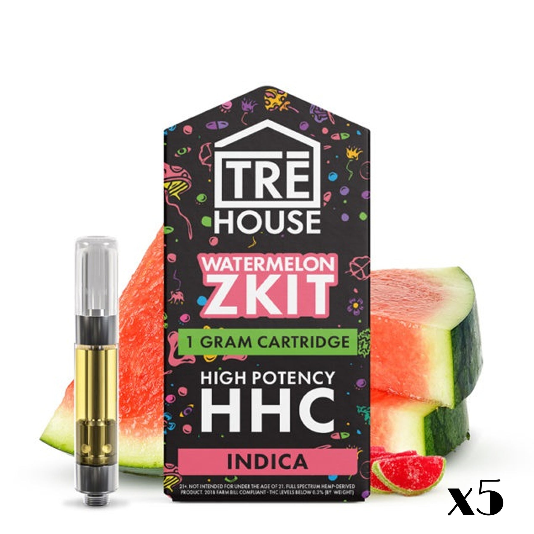 TRE House 1 Gram HHC Cartridge view 2