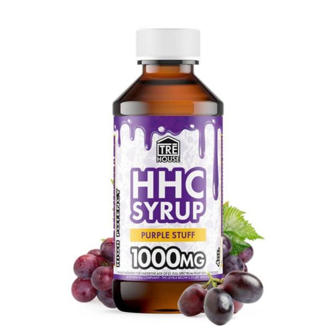 TRE House HHC Syrup 1000mg Purple stuff grape HHC syrup