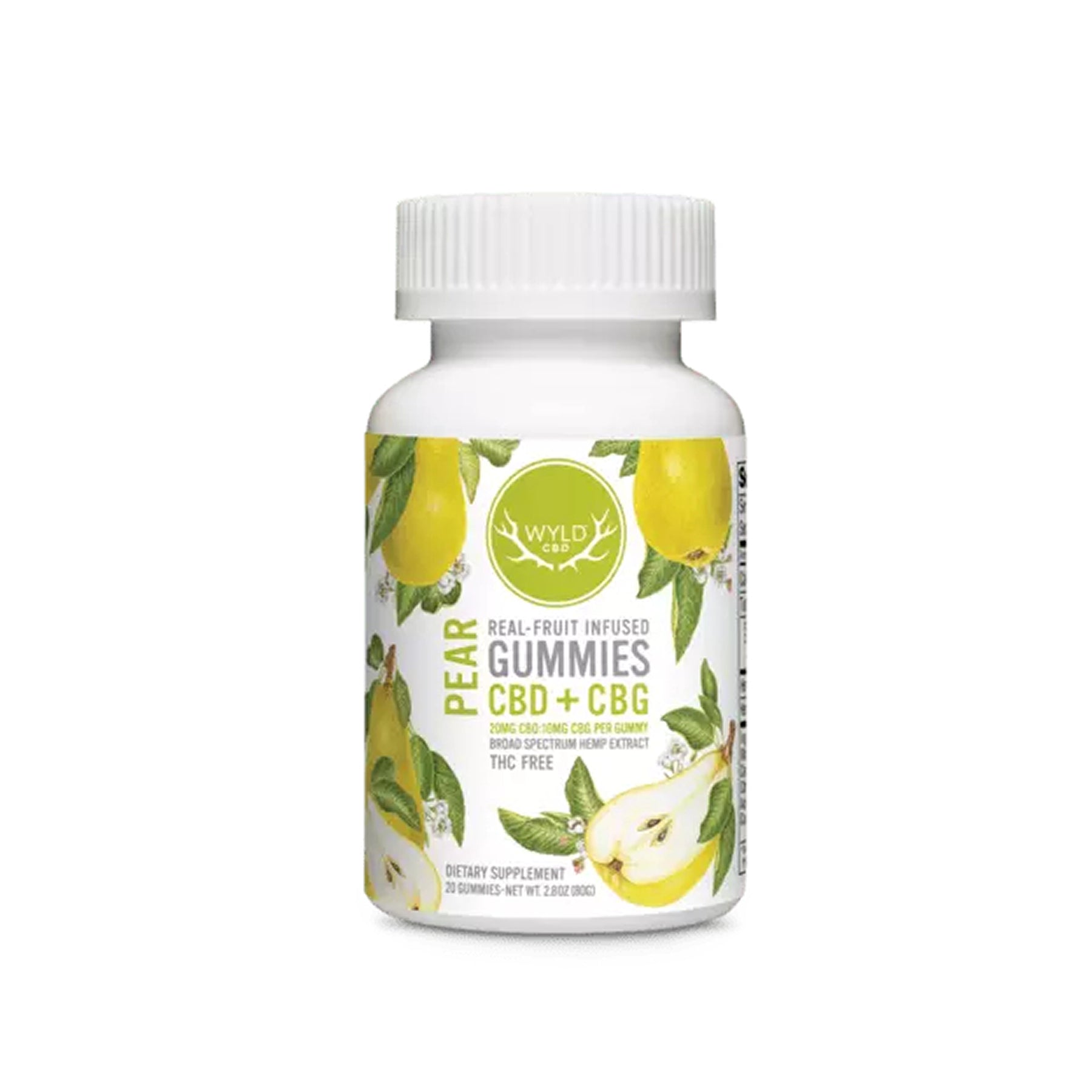 Wyld Pear CBD/CBG Gummies view 4