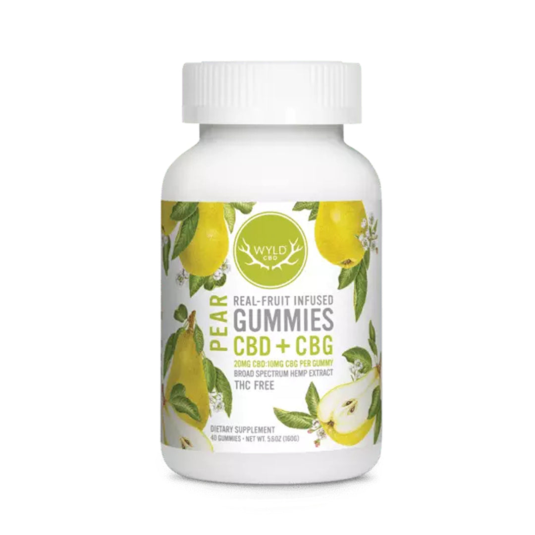 Wyld Pear CBD/CBG Gummies